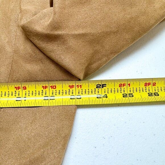 Chaps Blazer Men 42R Tan Polyester Suit Jacket Business Casual Wedding Office - Picture 12 of 15